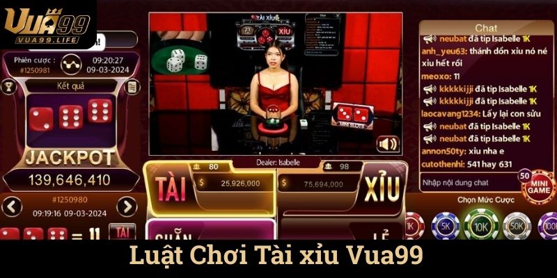 Luật Chơi Tài xỉu Vua99