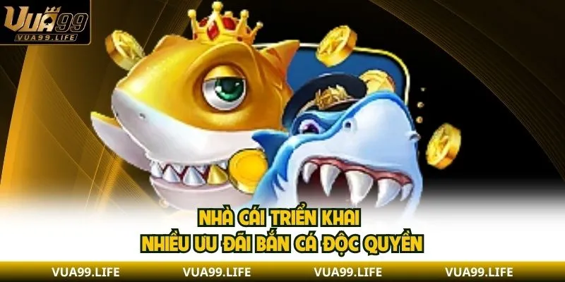 Nhà cái triển khai nhiều ưu đãi bắn cá độc quyền